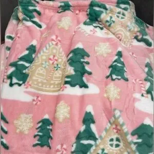 Holiday Pink Christmas Gingerbread Green Christmas